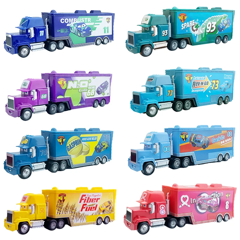 

Модели автомобилей из металлического сплава Disney Pixar «Тачки 2», Молния Маккуин, дядя, Майк, литье под давлением, подарок на день рождения