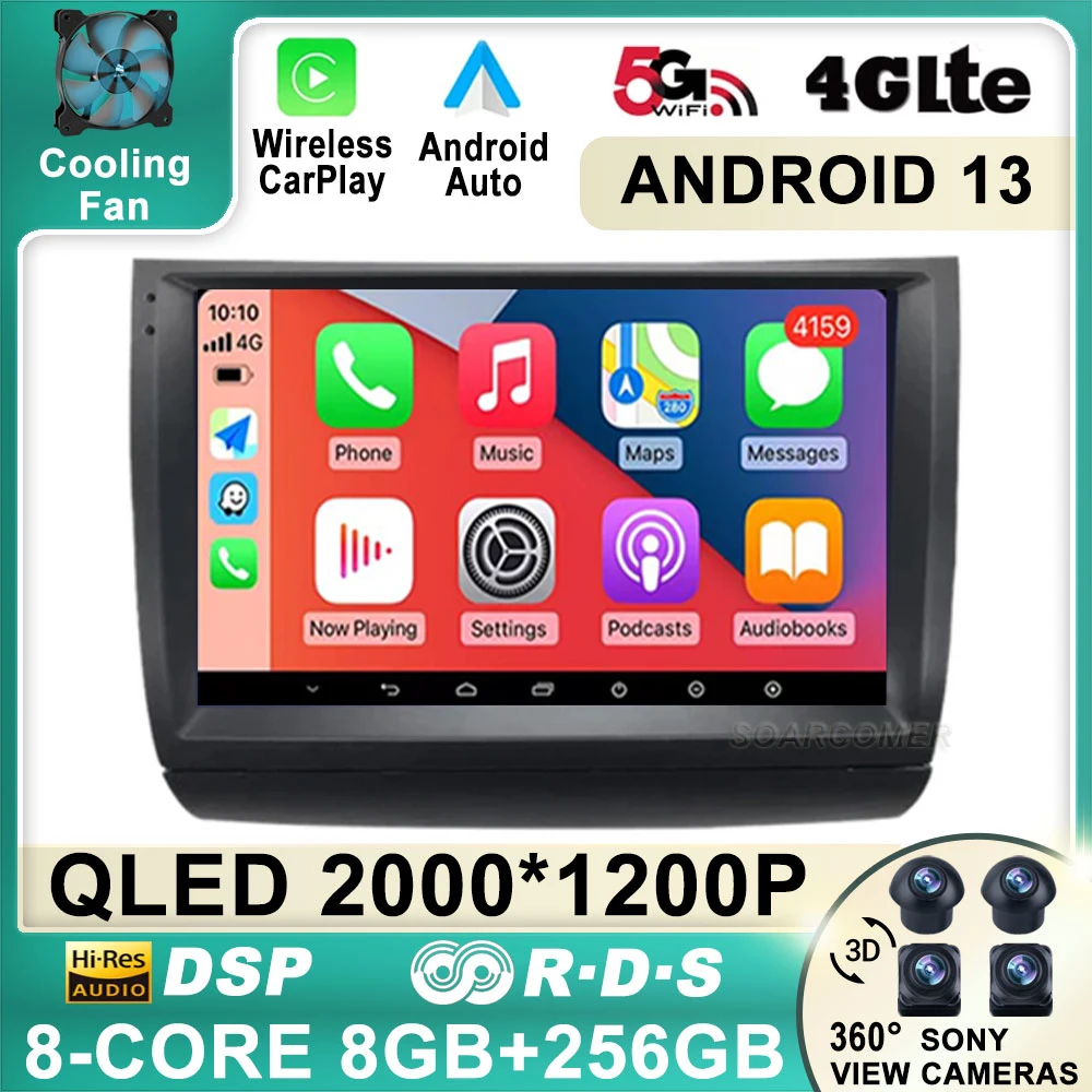 

Мультимедийная магнитола для Toyota Prius, мультимедийный видеоплеер 9 дюймов на Android 13, с GPS, Wi-Fi, DSP, для Toyota Prius 20, 2002-2009 ГГц