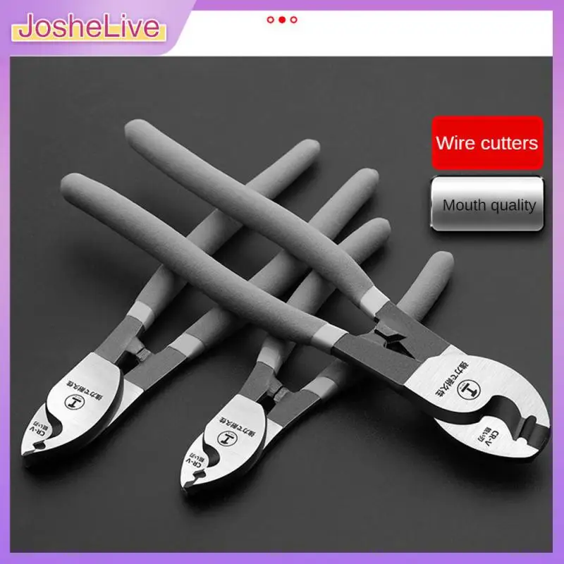 

Ручные Нескользящие резаки для проводов, красивые прочные щипцы, мощные ножницы для кабеля, ручной инструмент, не ржавеет, прочные пинцеты