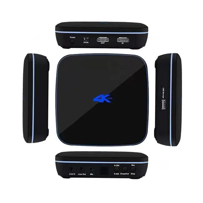 

HDMI VGA Video Recorder 4k Capture Box Card Stand Alone