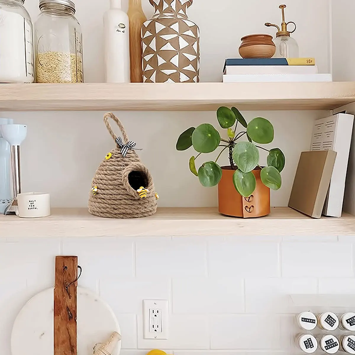 Украшение для улья джутовая подвесная пчела искусственное украшение ручной