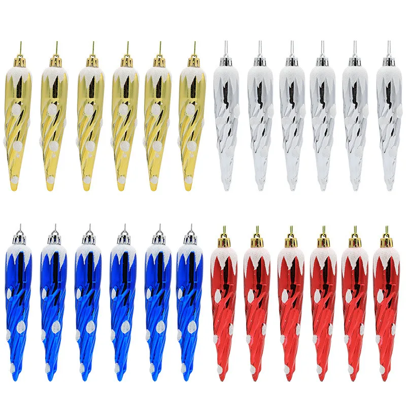 

Рождественское оформление, оформление елки, Рождество, Новый Год, 6 шт./Корд., красочное рождественское оформление для дома