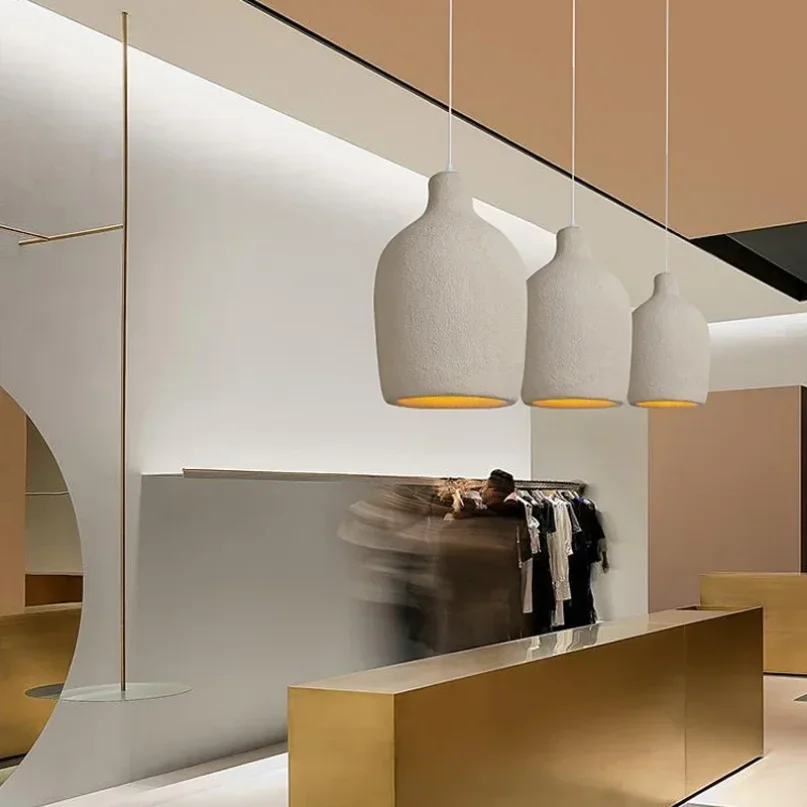 Светодиодная люстра Wabi Sabi в кремовом стиле подвесные светильники для ресторана