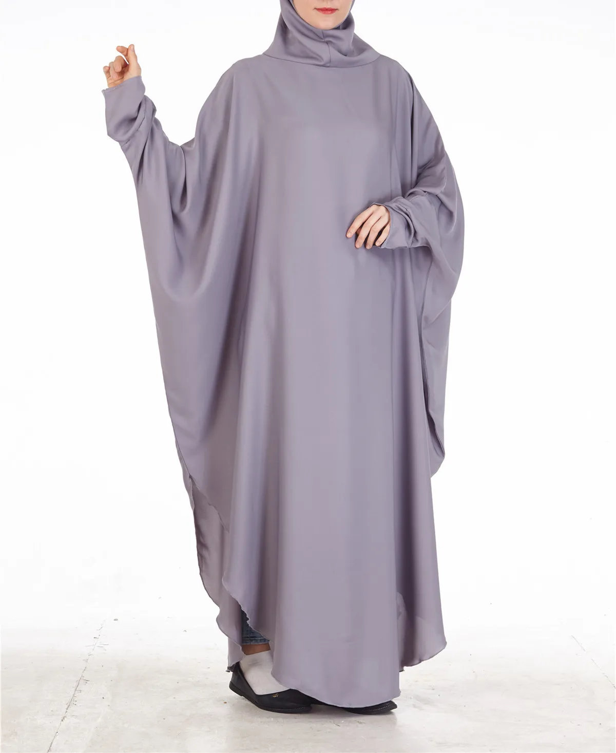 

Jilbab Abaya Dubai Women Khimar Hijab Prayer Dress Caftan Muslim Islamic Clothing Ramadan Robe Femme Musulmane Women's Abayas