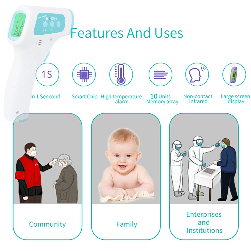 Бесконтактный цифровой термометр Fireurus