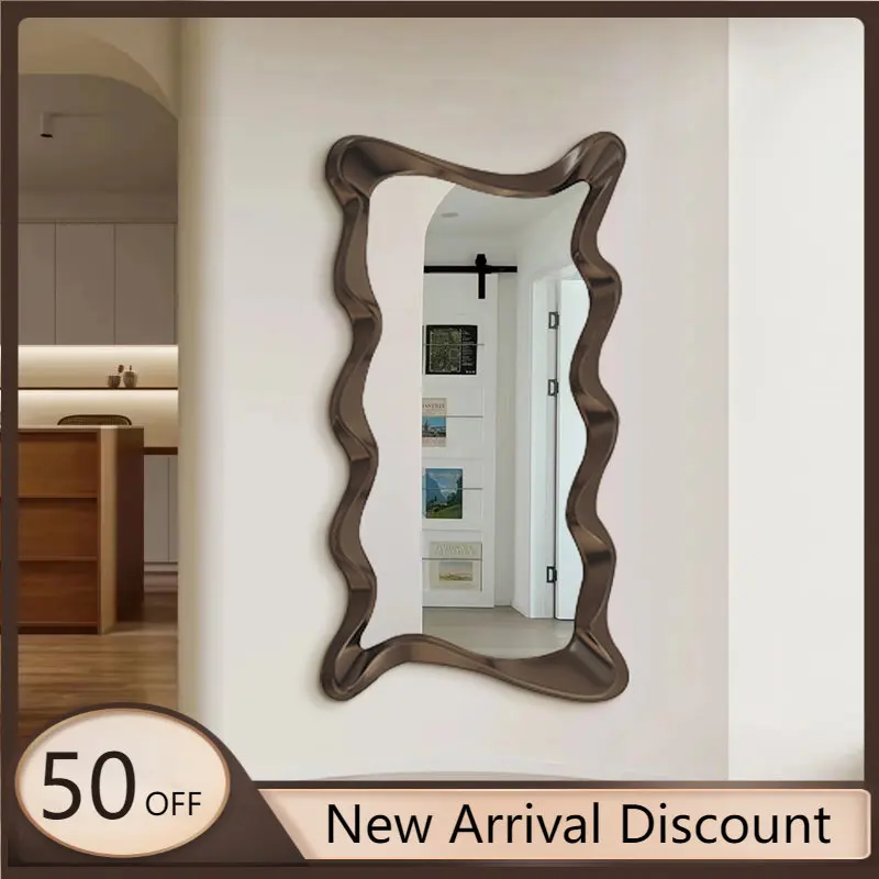

Design Modern Mirror Irregular Creative Nordic Living Room Quality Mirror Art Body Portable Dekoracyjne Lustra Decoration Home