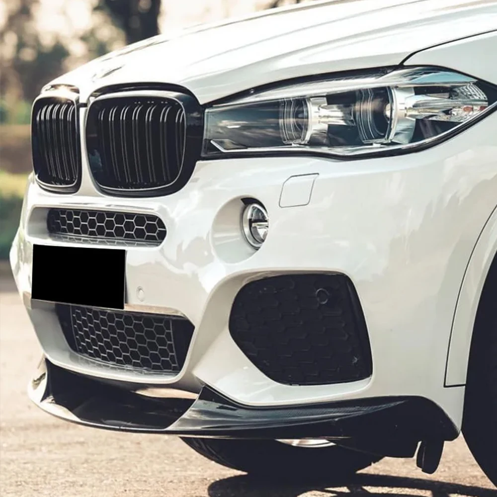 Для BMW X5 F15 M Sport Передний бампер Губа Подбородок Спойлер Сплиттер 2014 15 16 17 18