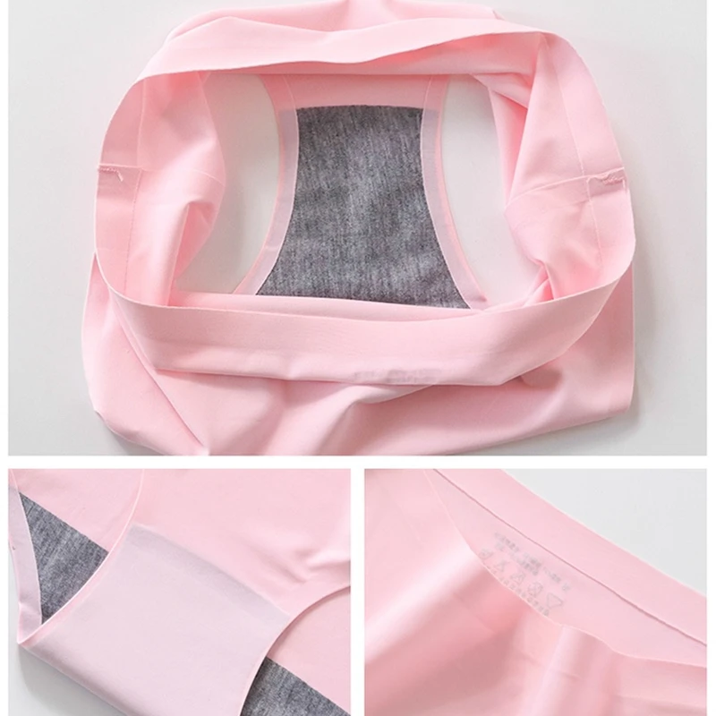 Женское нижнее белье из вискозы бесшовные трусики со средней талией для женщин