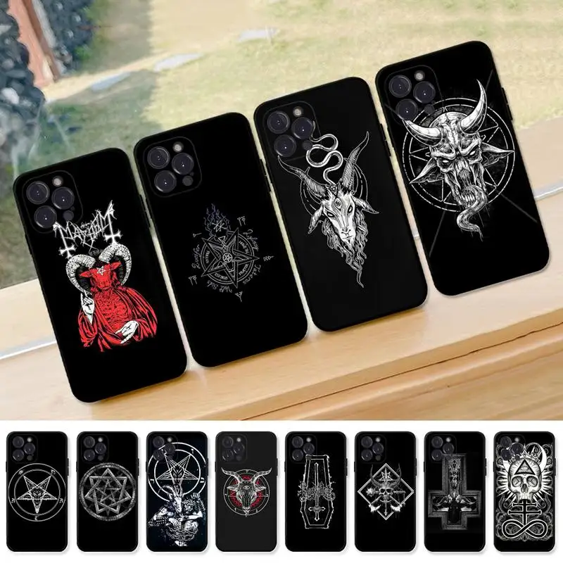 

Devil Satan Phone Case Silicone Soft for iphone 14 13 12 11 Pro Mini XS MAX 8 7 6 Plus X XS XR Cover