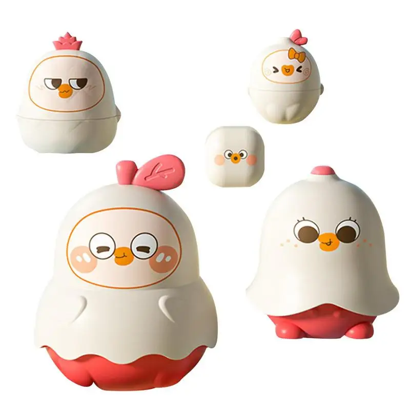 

Matryoshka Doll 5 Pcs Toddler Stacking Toys Hollow Design Russian Toys Safe To Play Cultivating Patience Gift For Girl Boy