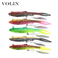 volin new 140mm 27gfishing lures soft lure wobblers artificial bait silicone fishing lure sea bass carp fishing spoon jig lures