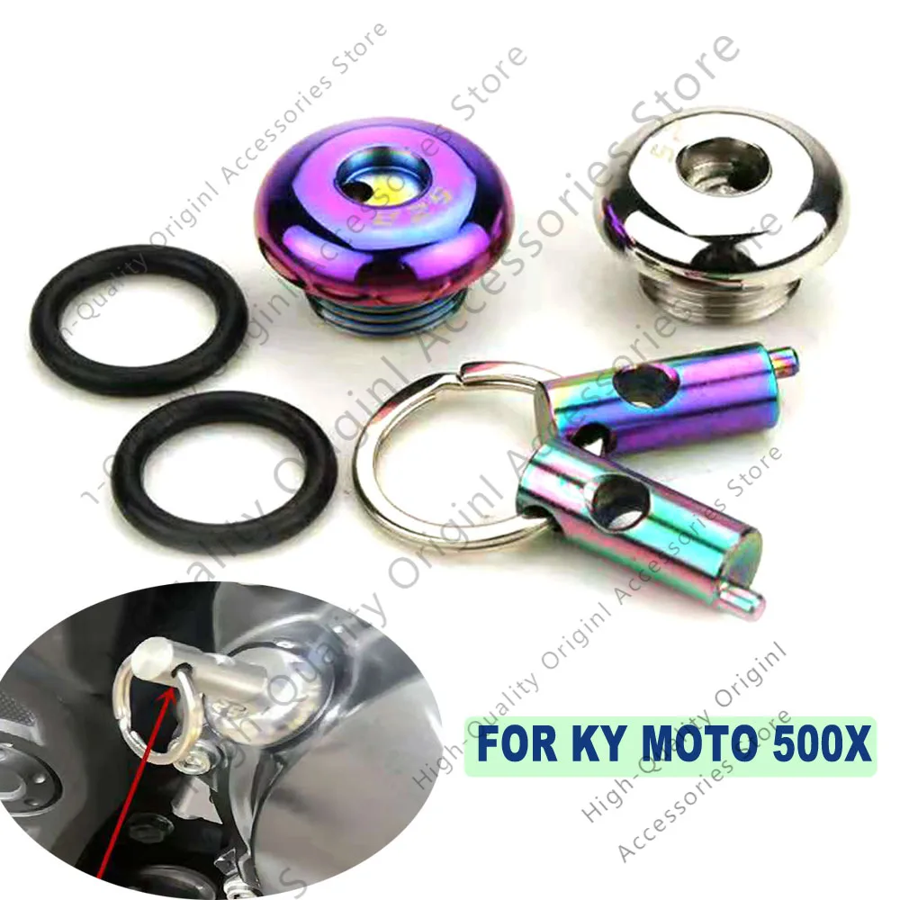 

Motorcycle Anti-Theft Engine Oil Dipstick Modification For Colove KY 500X