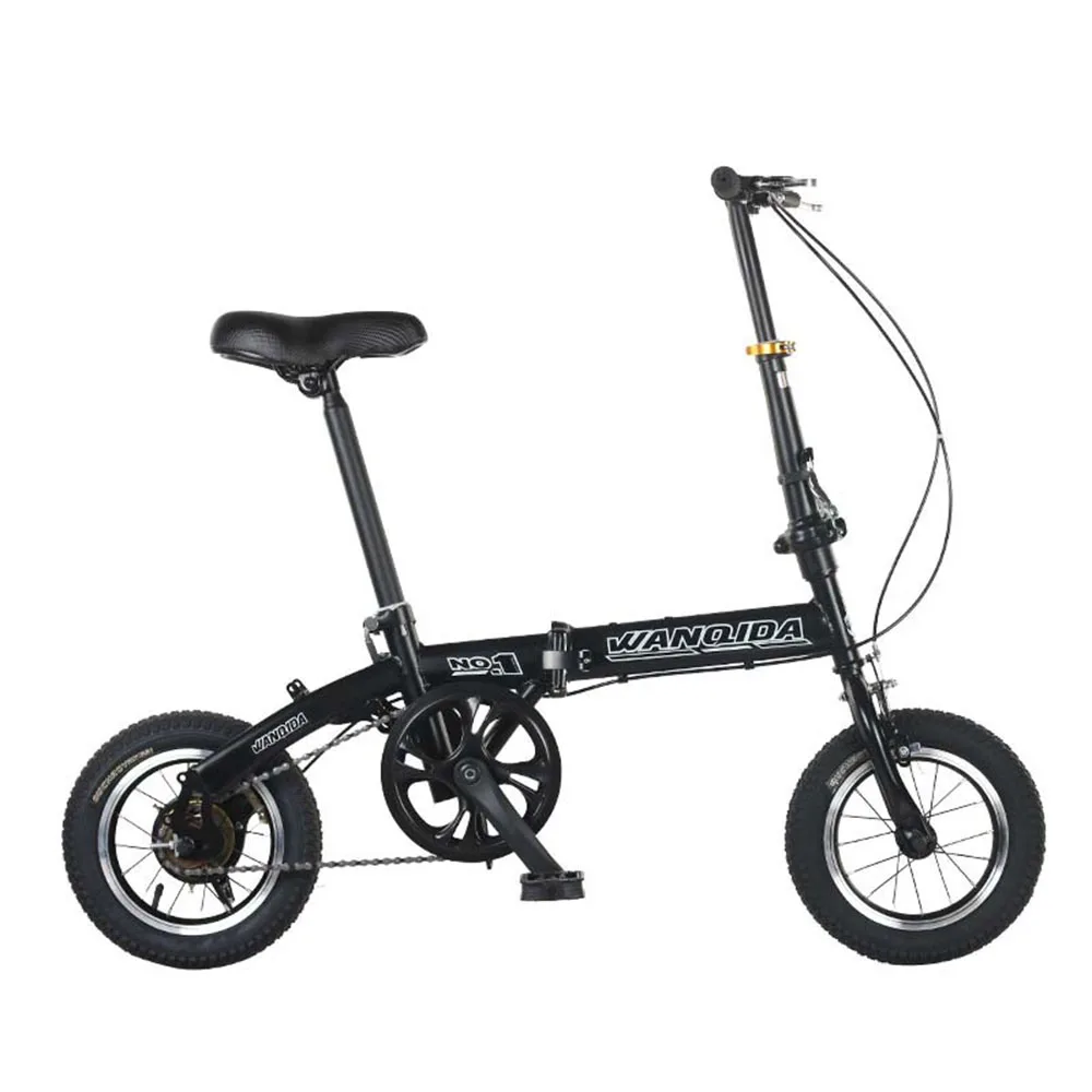 

12 Inches 6 Speed Riding Bicycle With Mountain Bike Foldable High Carbon Steel Frame Bold Wear-Resistant Tires