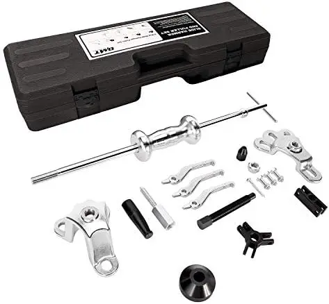 

9-Way Slide Hammer Puller Set, Front Wheel Hub Bearing Remover & Rear Wheel Axle Hub Dent Shaft Puller Kit