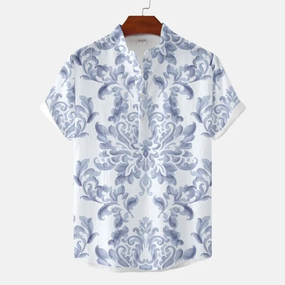 Рубашка мужская с коротким рукавом