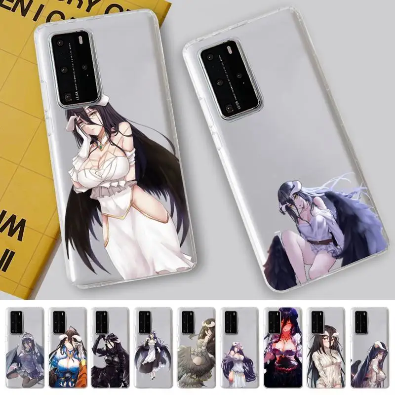 

Yinuoda Albedo Overlord Anime Phone Case For Huawei P 20 30 40 pro lite Psmart2019 Honor 8 10 20 Y5 6 2019 Nova3E