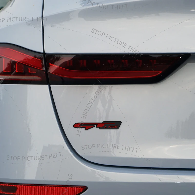 1 шт. 3D металлический логотип GT Line решетка эмблема значок автомобиля задний хвост