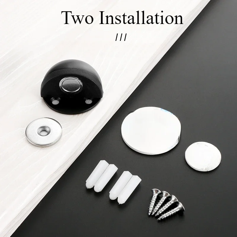 Магнитная всасывающая резиновая полукруглая Противоударная дверная стопор из