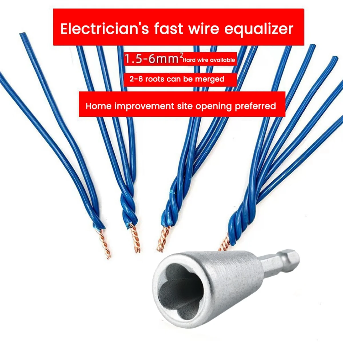 Инструменты для скручивания проволоки ручка 6 мм электрик быстрый скручиватель 1