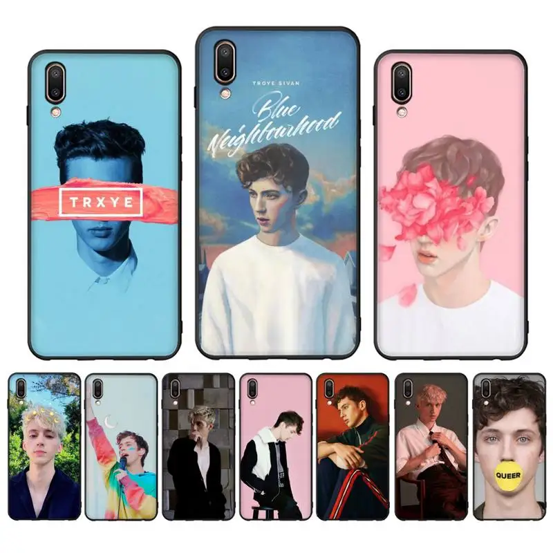 

TRXYE Troye Sivan Phone Case Case For Oppo Reno Realme C3 6Pro Cover For vivo Y91C Y17 Y19