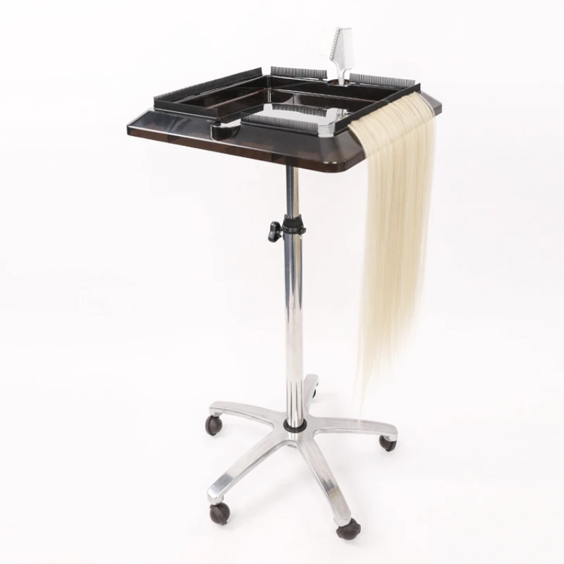 

Fashionable salon equipment display acrylic style hair extension holder for washing