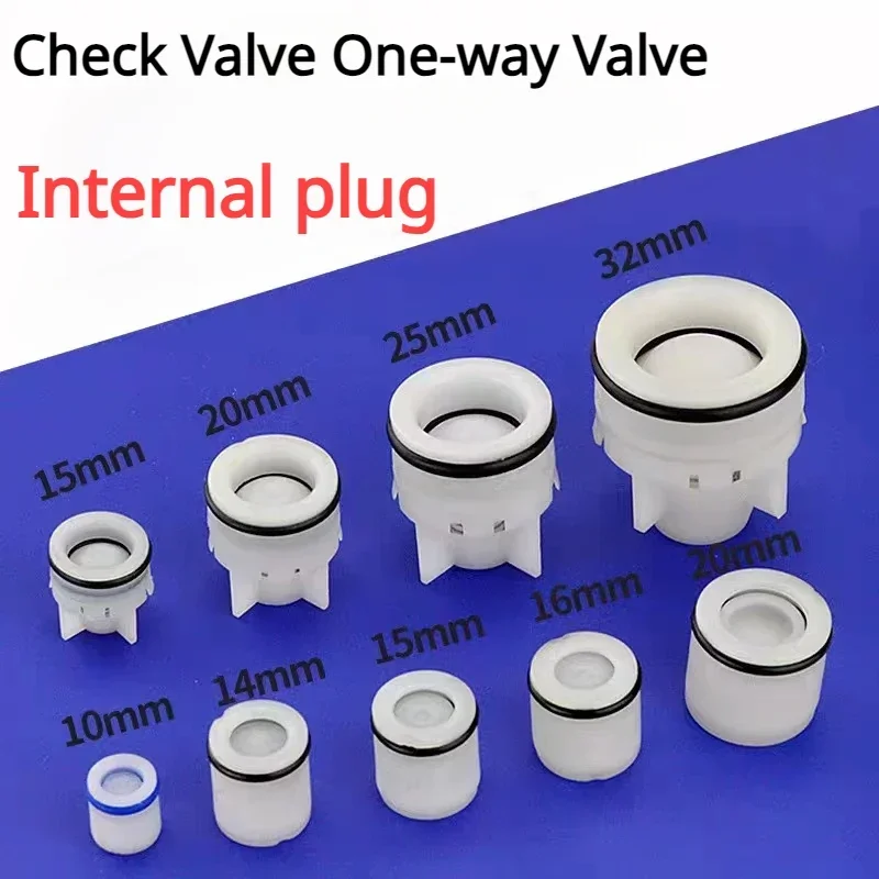 Штепсельный пластиковый невозвратный клапан, пружина проверки наружного диаметра 10-32 мм для аквариума, сада, ирригационный клапан, счетчик воды, сантехнические детали