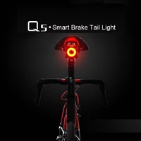 antusi q5 new flashlight bike rear light auto startstop brake sensing ipx6 waterproof led cycling taillight