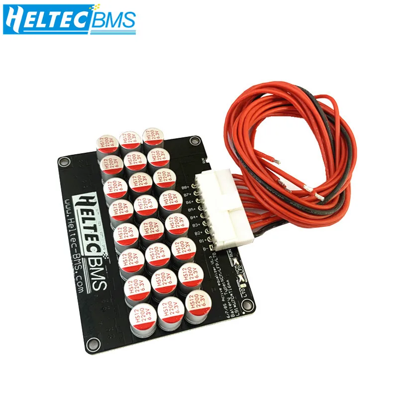 

Heltec 6S 7S 8S 5A 6A Active Equalizer Balancer/8s equalizer Lifepo4 Lithium Lipo LTO Energy transfer board Fit Capacitor