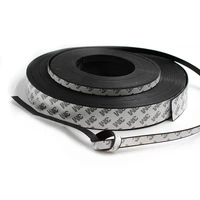 123510m black silicone rubber self adhesive seal strip width 10152030mm thick 1235mm anti slip damper sealing gasket