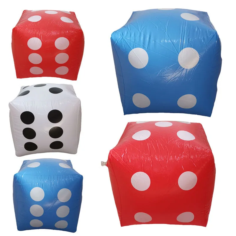 

30cm Large Inflatable Dices Children Adults Funny Outdoor Toy Party Game Play Cube Soft Inflated Toy Baby Swimming Pool Supplies