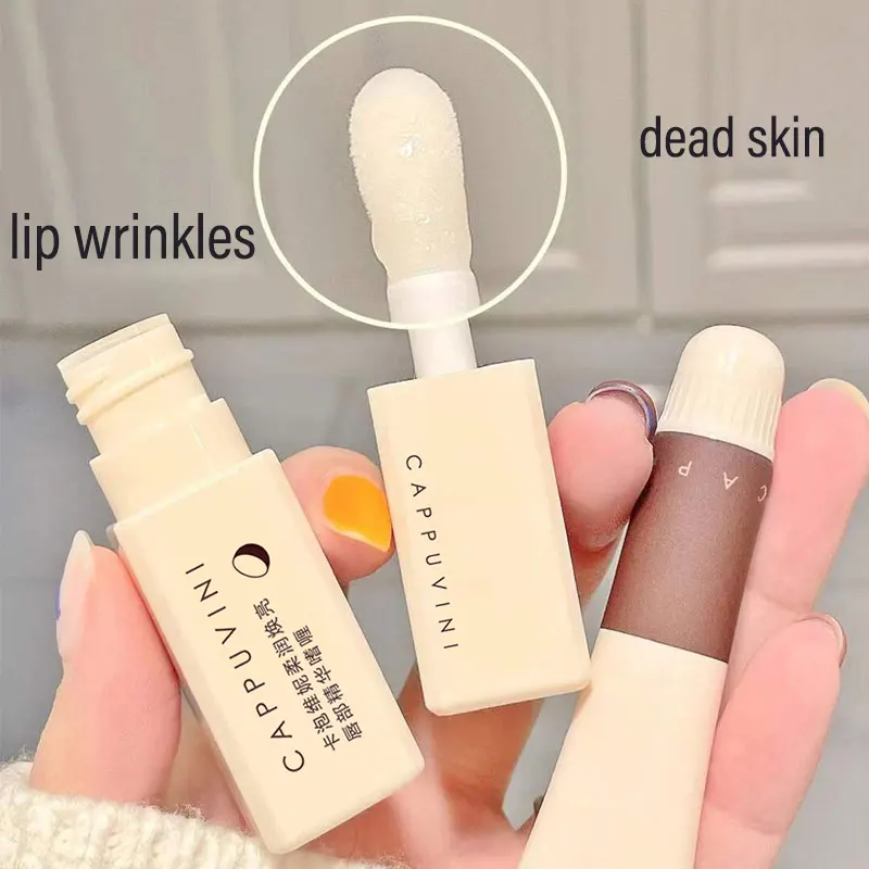 24H Ship Coconut Lip Oil Relieves Dry Moisturizing Lip Gloss Fades Lip Lines Water Light Lips Big Brush Head Korean Cute Makeup