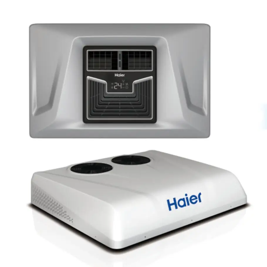 

DC 24V Air conditioner for truck Haier Parking Cooler roof top mounting Zero Diesel Consumption