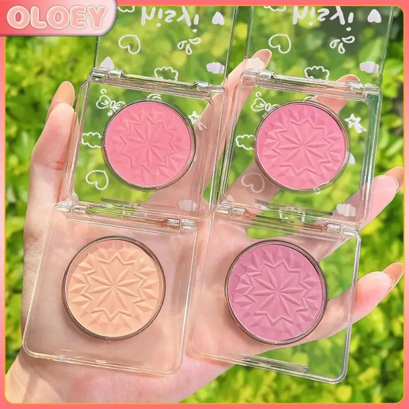 

Soft Silky Cute Blush Palette Face Blusher Natural Cheek Tint Face Contouring 4 Color Cheek Rouge Cosmetics Brighten Face 1pcs