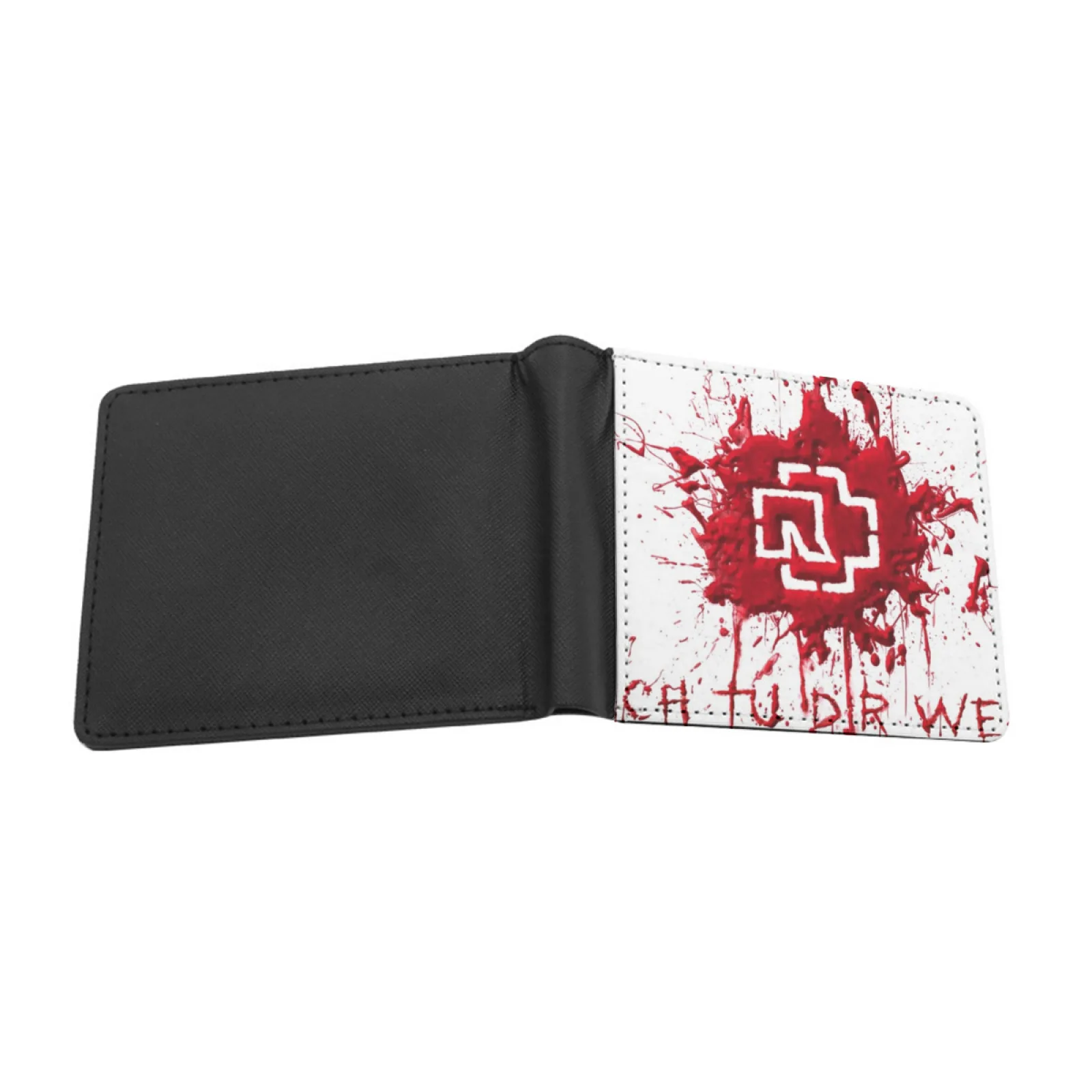 Персонализированный кошелек Ich Tu Dir Weh для мужчин и женщин короткий карманный из