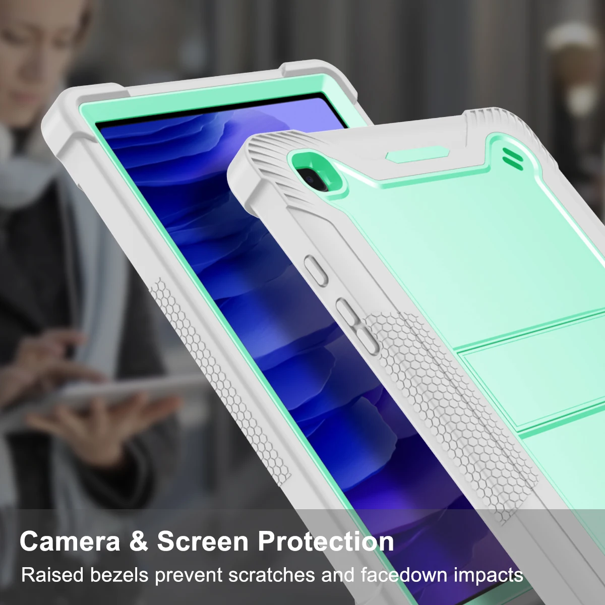 Армированный чехол для Samsung Galaxy Tab A9 Plus SM-X210 X216B A8 10 5 X200 X205 A7 4 T500 T505 с подставкой A 1 T510