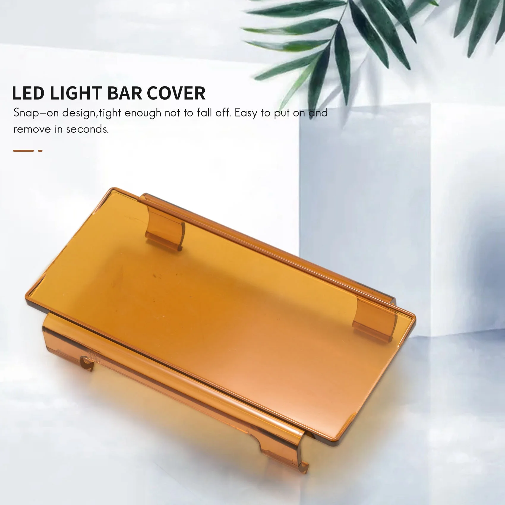 

20-дюймовый Янтарный чехол для объектива 6 дюймов + 8 дюймов для внедорожника, светодиодный фонарь, ATV SUV 4X4