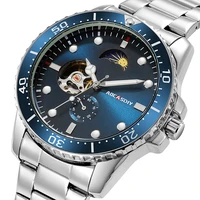 2022 aocasdiy genuine fashion business luxury mens watch stainless steel strap tourbillon automatic mechanical watch mens best