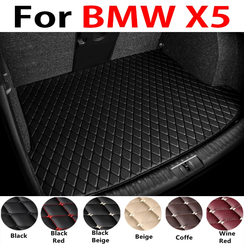 

Car trunk mat for BMW X5 F15 Five seats 2014 2015 2016 2017 2018 cargo liner carpet interior accessories cover