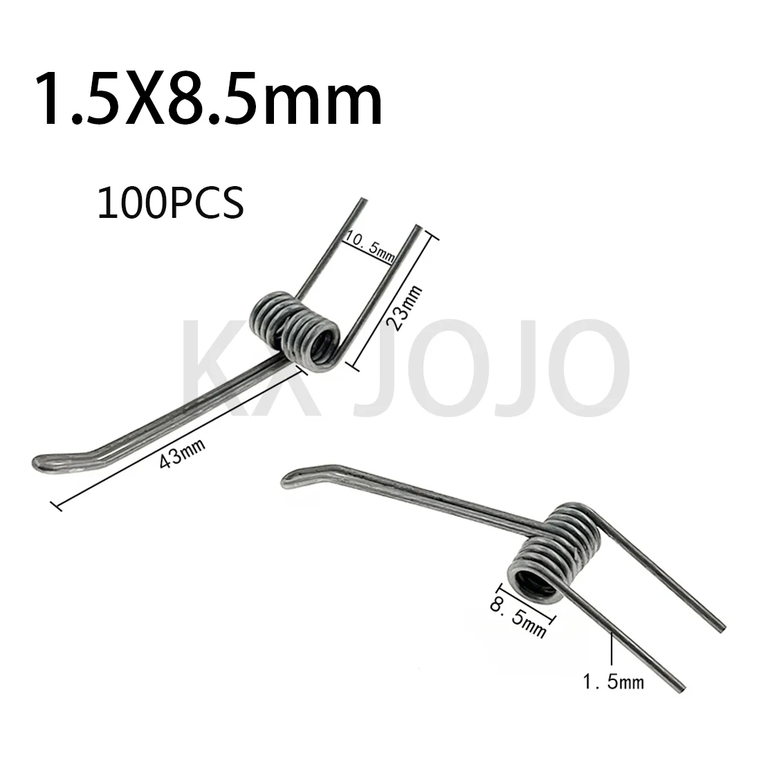 

Специальная ссылка, 100 шт., 1,5X8,5 мм, пружинные двойные торсионные пружинные плоскогубцы, прочные детали оборудования, торсионный зажим для проволоки