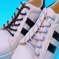 weiou official best shoe accessories 3mm reflectiveelastic shoelace trendy nice rope men women sneaker 2021 sport leisure block