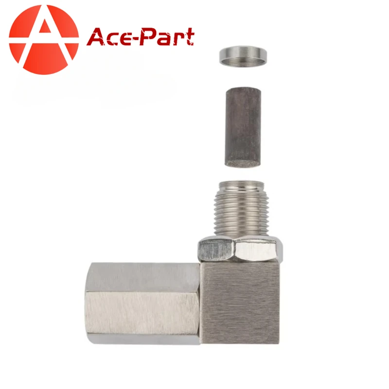 

M18 * 1,5 Универсальный 90-градусный мини-катализатор O2 Датчик оксигена с мини-каталитическим нейтрализатором