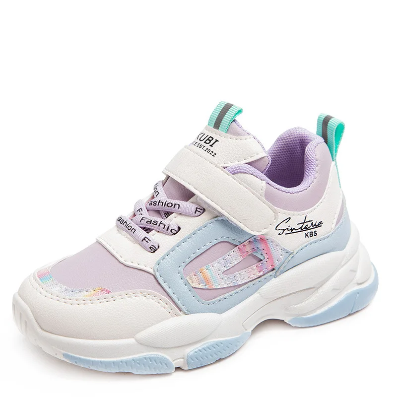 

Белые кроссовки для девочек и мальчиков, осень 2022, спортивная обувь для учеников начальной школы, повседневная обувь для бега