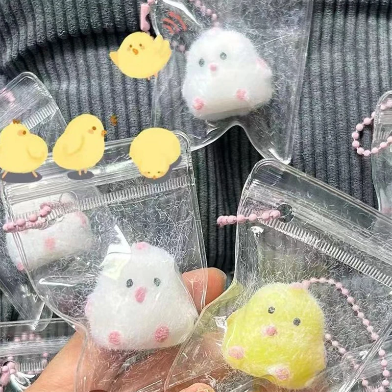2 шт. миниатюрные игрушки для снятия медленного отскока липкие TPR Mini Chick игрушка