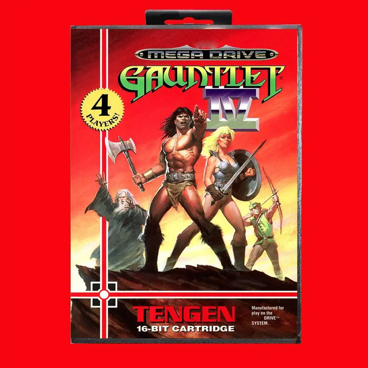 Фото Игровой картридж Gauntlet 4 16 бит MD с коробкой EUR для систем Sega Megadrive Genesis №1