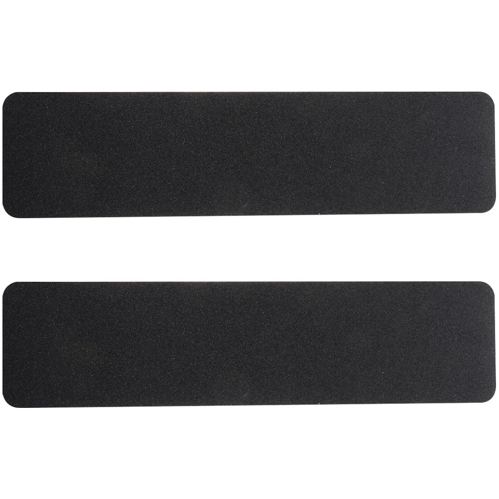 

2 Pcs Black Gaffers Tape Stair Strips Floor Bathroom Anti- Stickers Duct Color Shower Frosted Non-