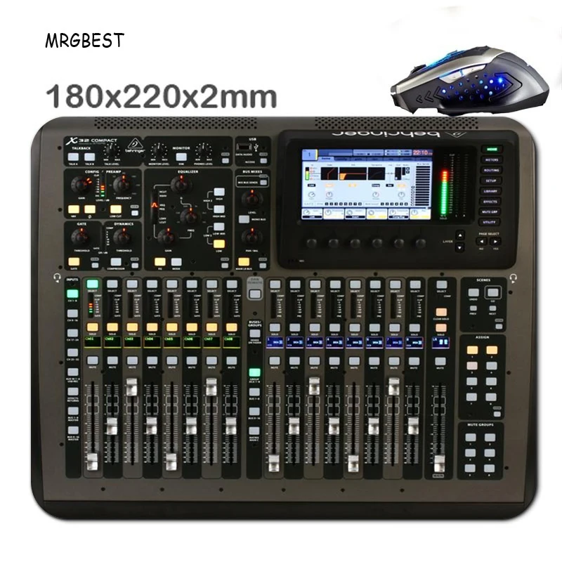Крутой коврик от производителя Behringer X32 маленький для мыши игровая консоль