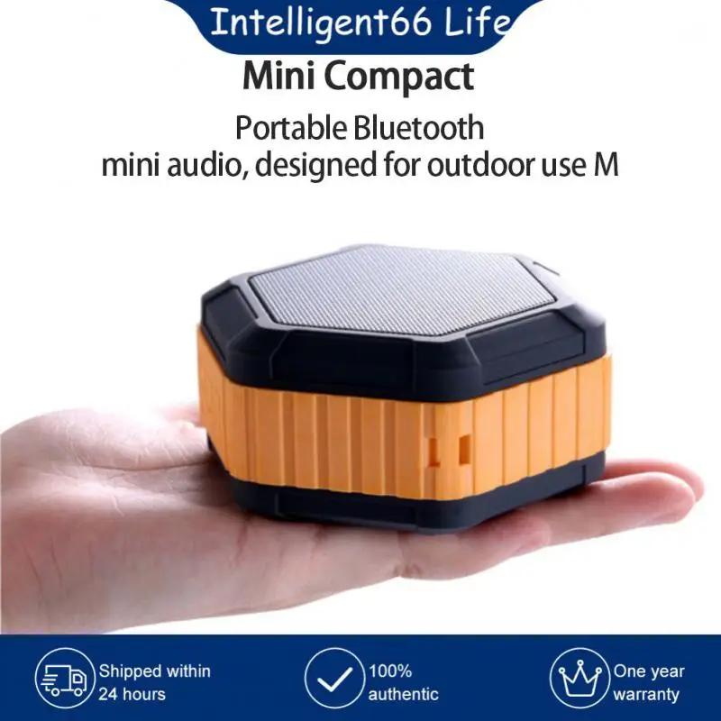 

Portable Wireless Speaker Waterproof 800ma -compatible Speaker Dustproof Hexagonal Speaker Outdoor Loudspeaker