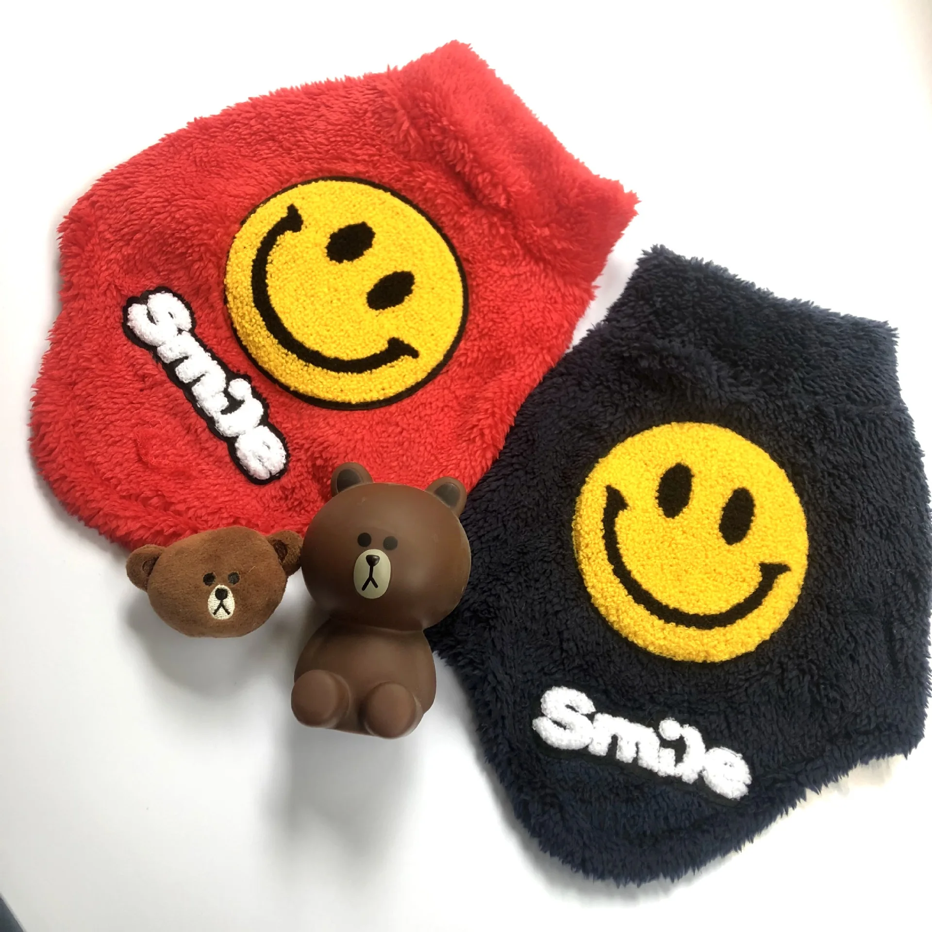 

Флисовая осенне-зимняя теплая одежда для домашних собак, жилет для маленьких собак, куртка для чихуахуа, Толстая куртка для французского бу...