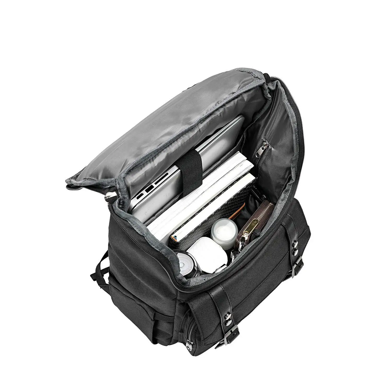 Laptop Computer Backpack Bag For Men Business Notebook USB Charging Korean Multifunction Oxford Retro Travel School Backpacks