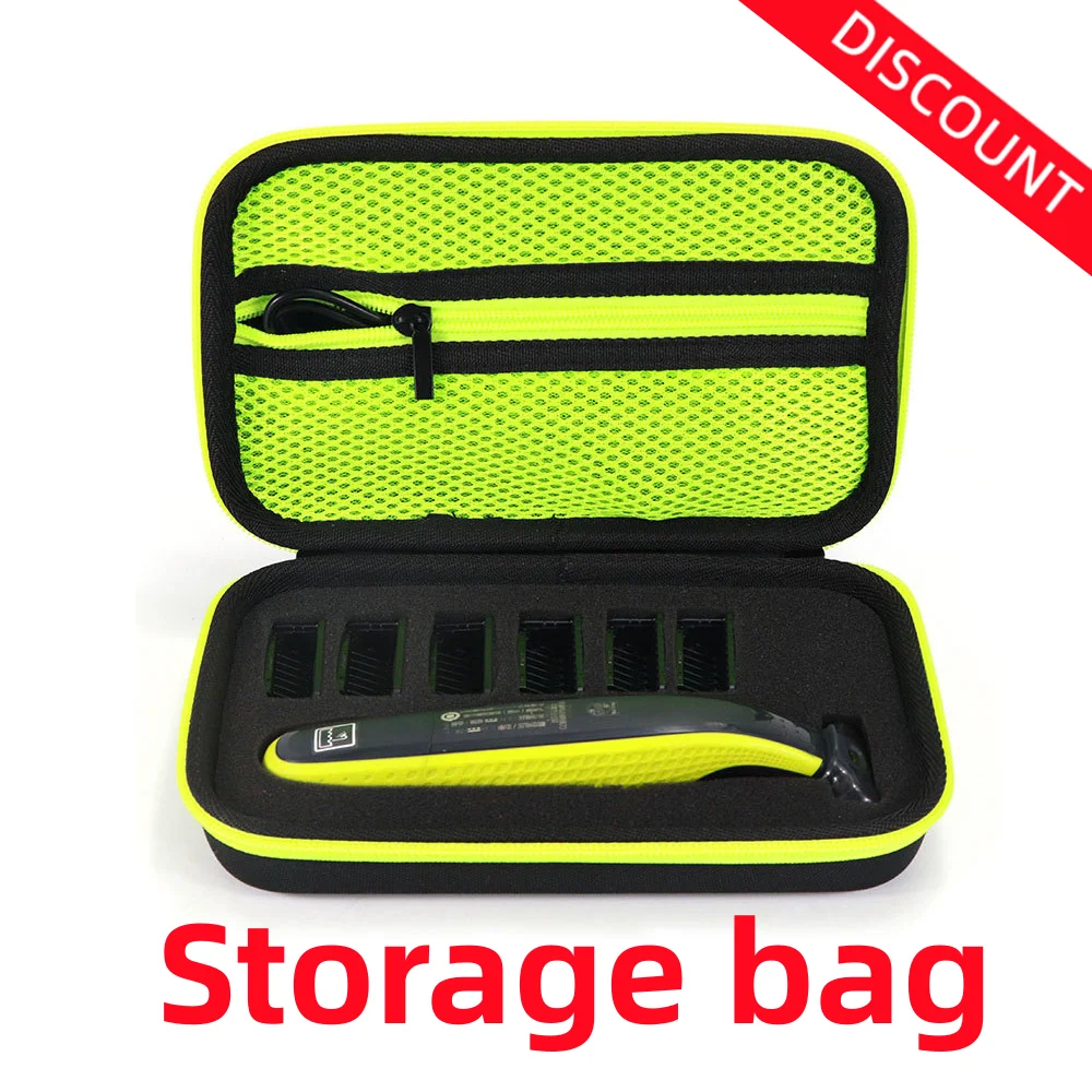 Pouch Travel Organizer Carrying Bag For Philips Norelco One Blade Qp2520/90 Qp2520/70 Qp2630/70